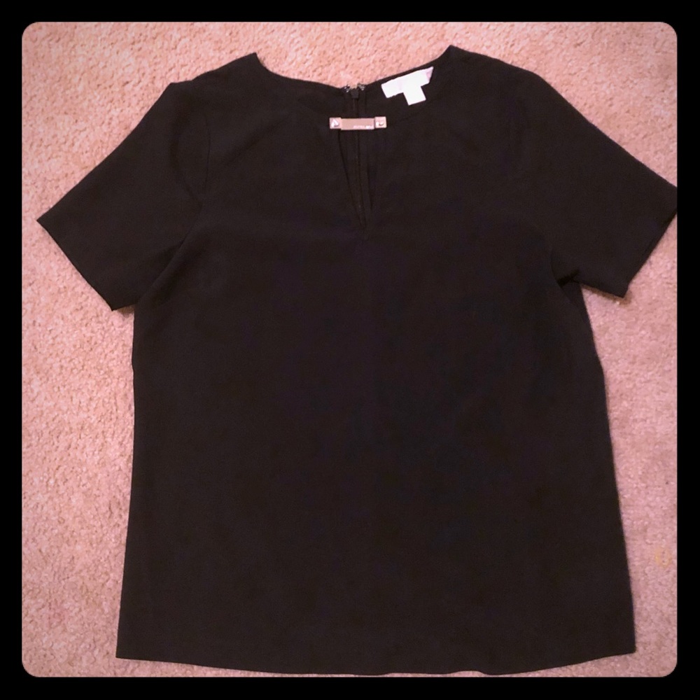 Michael Kors Blouse, Black, Light Fabric, Size M